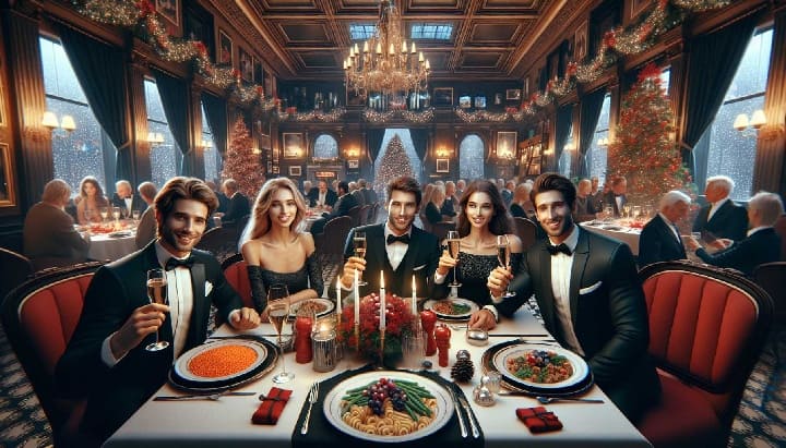 Foto Capodanno per coppie a Ravenna: meglio un tavolo per due o la socialità di un tavolo con